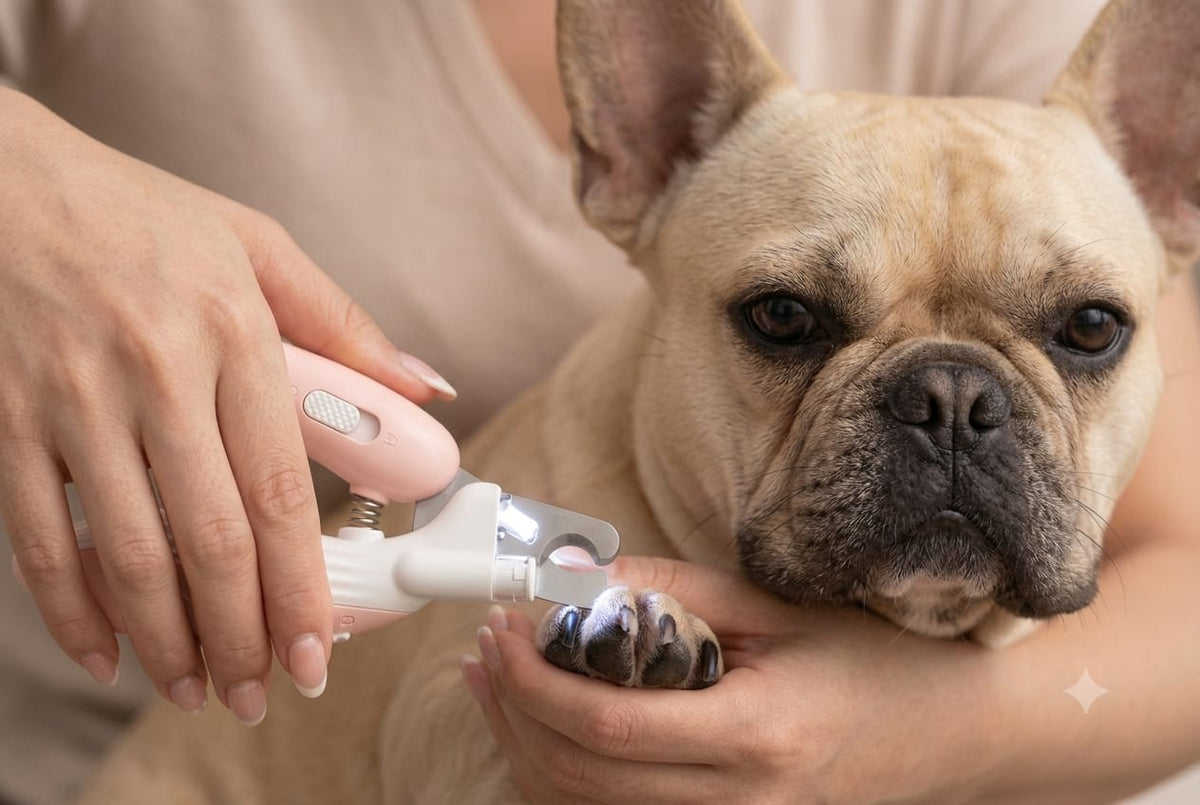 Pet Nail Clippers Dog Nail Clippers Cat Nail Clippers LED Electric Nail Grinder Pet Supplies LED Light Pet Nail Clippers