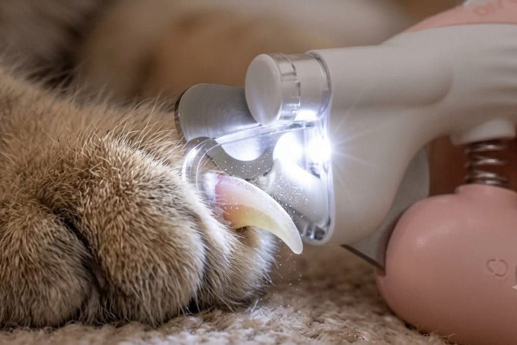 Pet Nail Clippers Dog Nail Clippers Cat Nail Clippers LED Electric Nail Grinder Pet Supplies LED Light Pet Nail Clippers