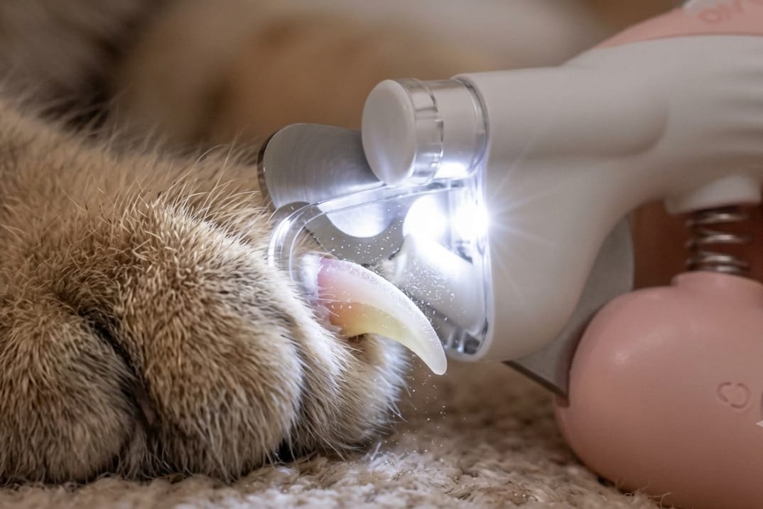 Pet Nail Clippers Dog Nail Clippers Cat Nail Clippers LED Electric Nail Grinder Pet Supplies LED Light Pet Nail Clippers